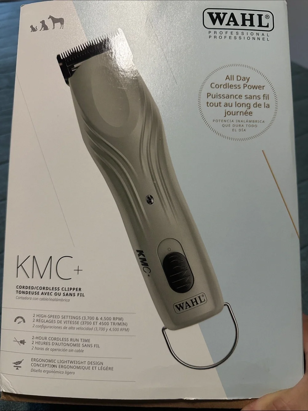 Wahl Professionnel Clipper in Light Sage Green and Silver